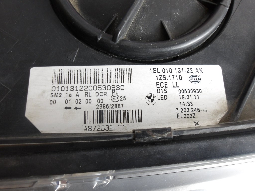 [GYÁRI BONTOTT] BMW BAL FÉNYSZÓRÓ (Adaptive LED) | X5 F15 / X6 F16 (2015-ig) | 7203246-12 3. kép